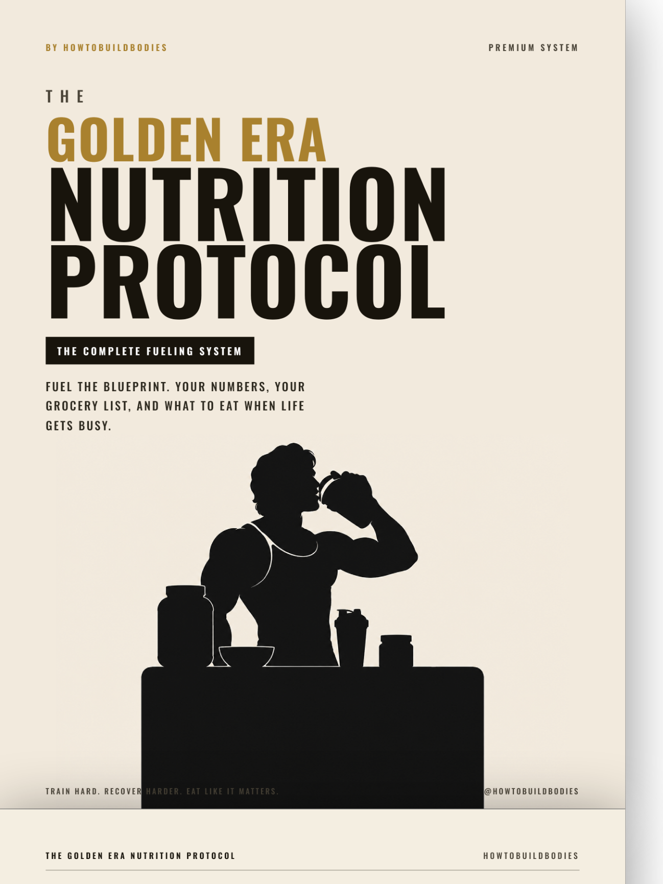 The Golden Era Nutrition Protocol cover